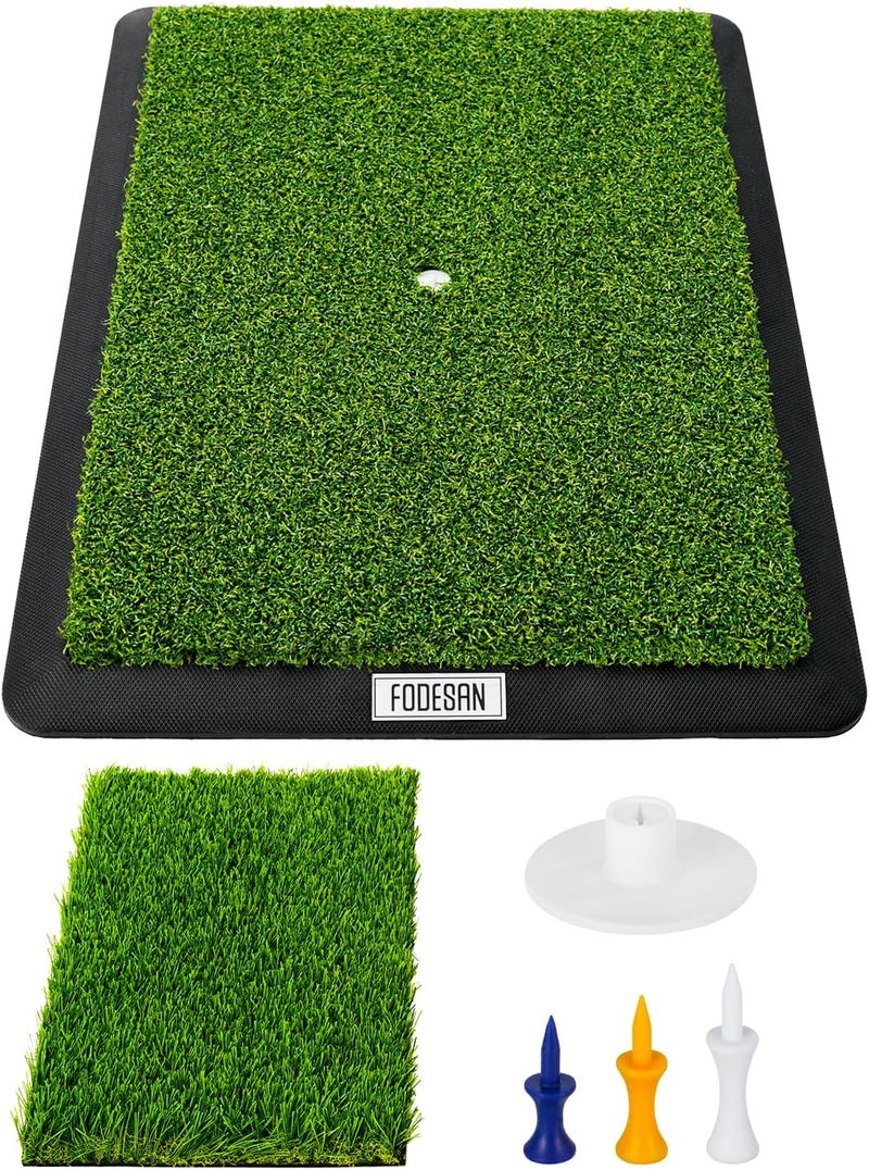 FODESAN Golf Hitting Mat – Practice Mat with Swing Path Feedback & Impact Detection – Indoor/Outdoor Use – Golf Swing Trainer for Home Training – Gift for Golfers, Beginners & Pros - Image 1